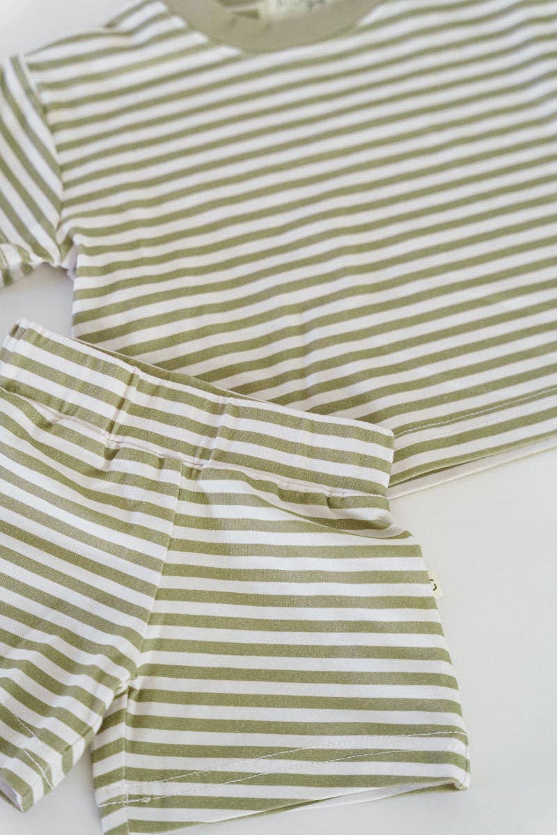 Organic Ringer Short Sleeve Set