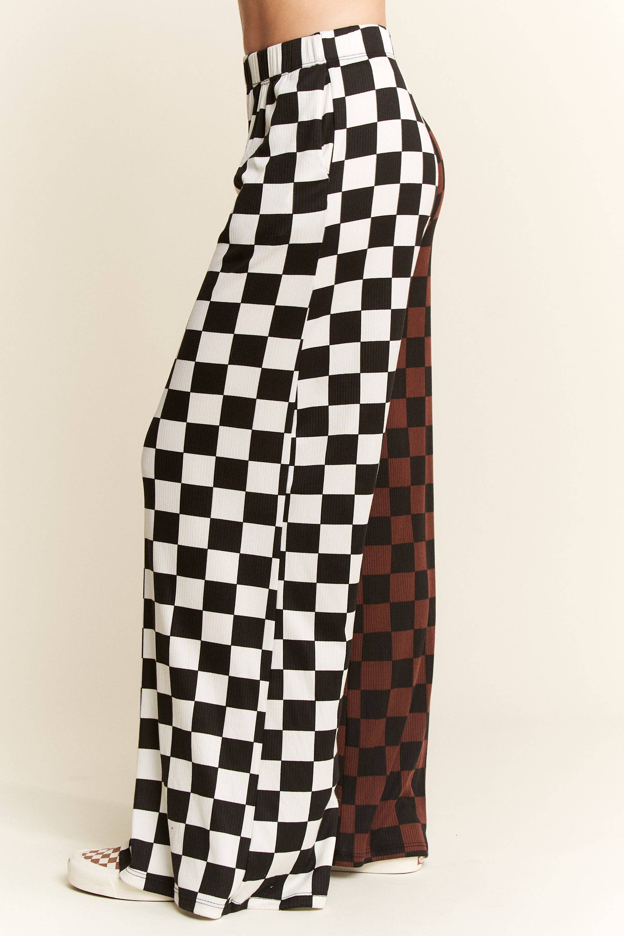 SPLIT DECISION CHECKERED PANTS