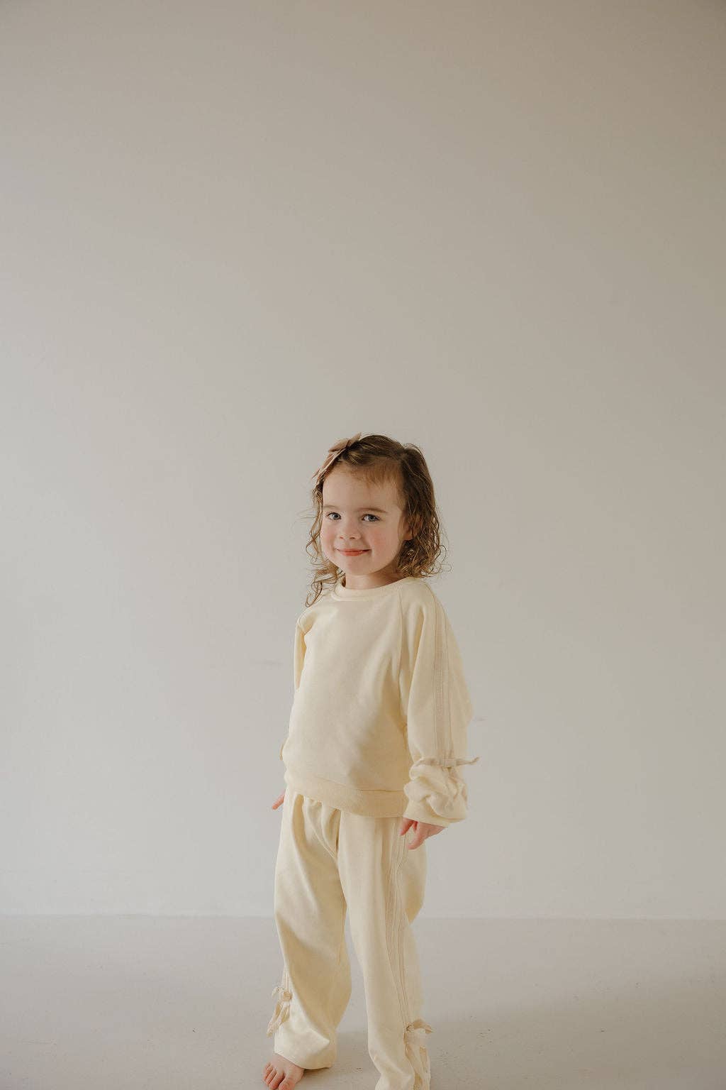 Child's Sweat Set | Buttercream Bows