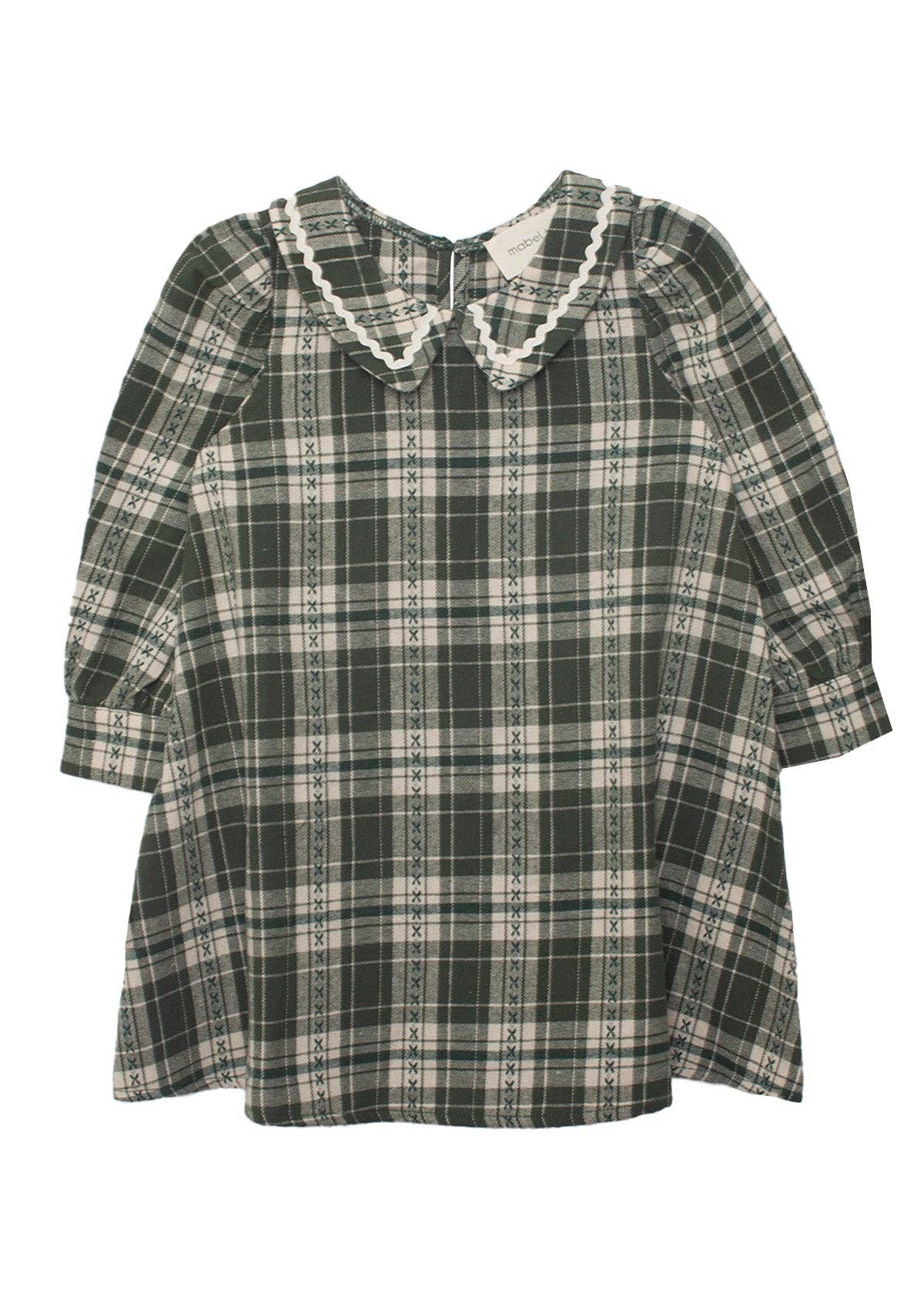 Plaid & Pine Dress: Green