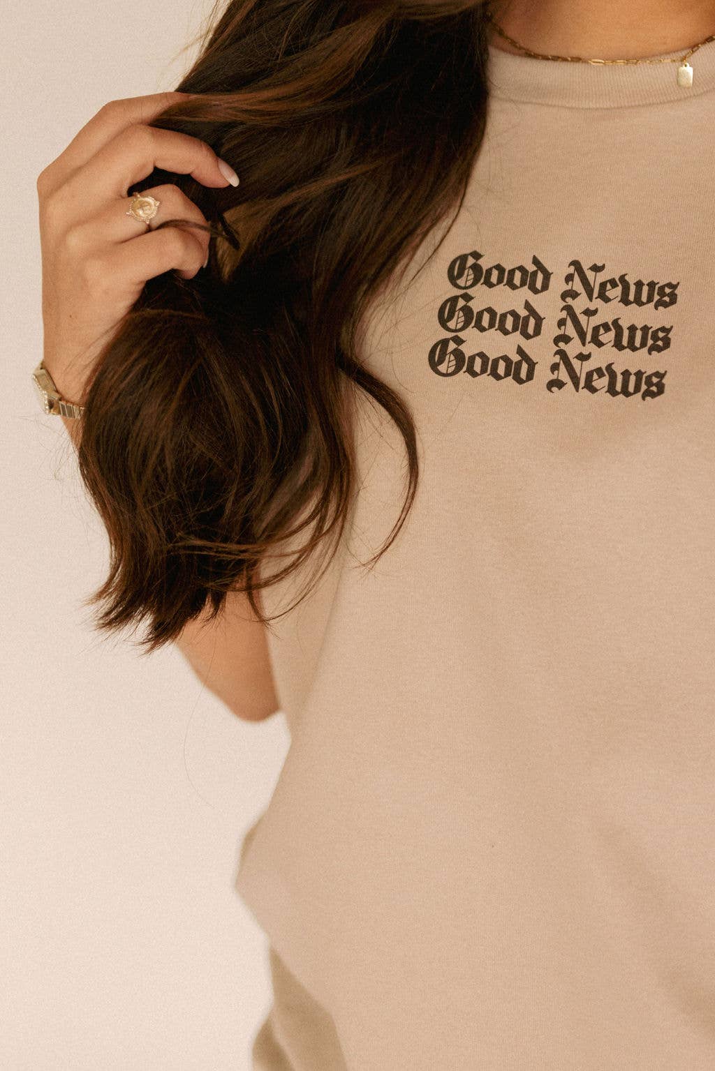 The Good News unisex tee