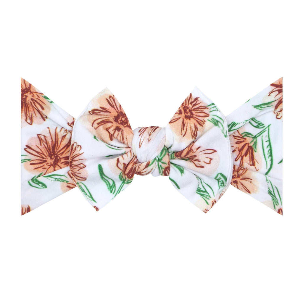 Baby Bling® Fall Printed Knot soft nylon headband: Foxy