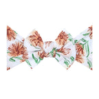 Baby Bling® Fall Printed Knot soft nylon headband: Foxy
