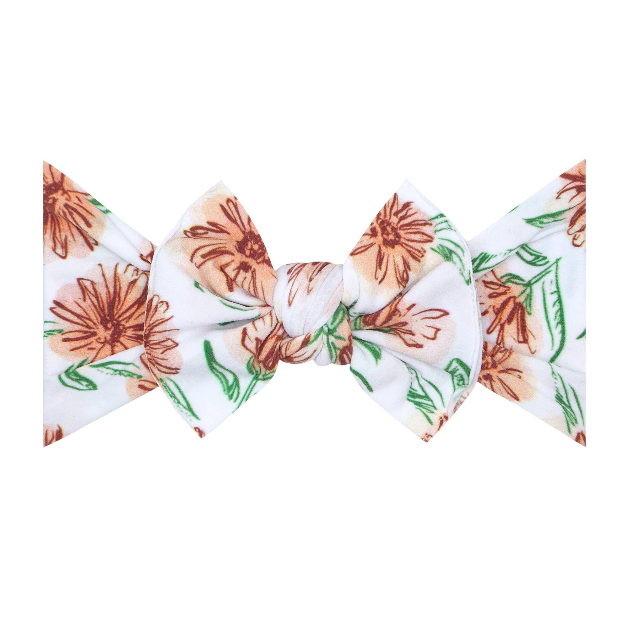 Baby Bling® Fall Printed Knot soft nylon headband: Foxy