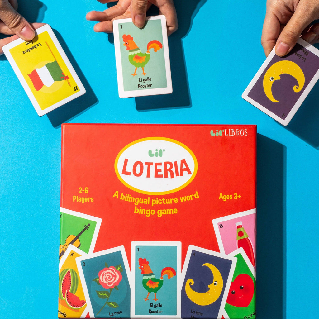 Lil’ Loteria: A Bilingual Picture Word Bingo Game (Bilingual English and Spanish)
