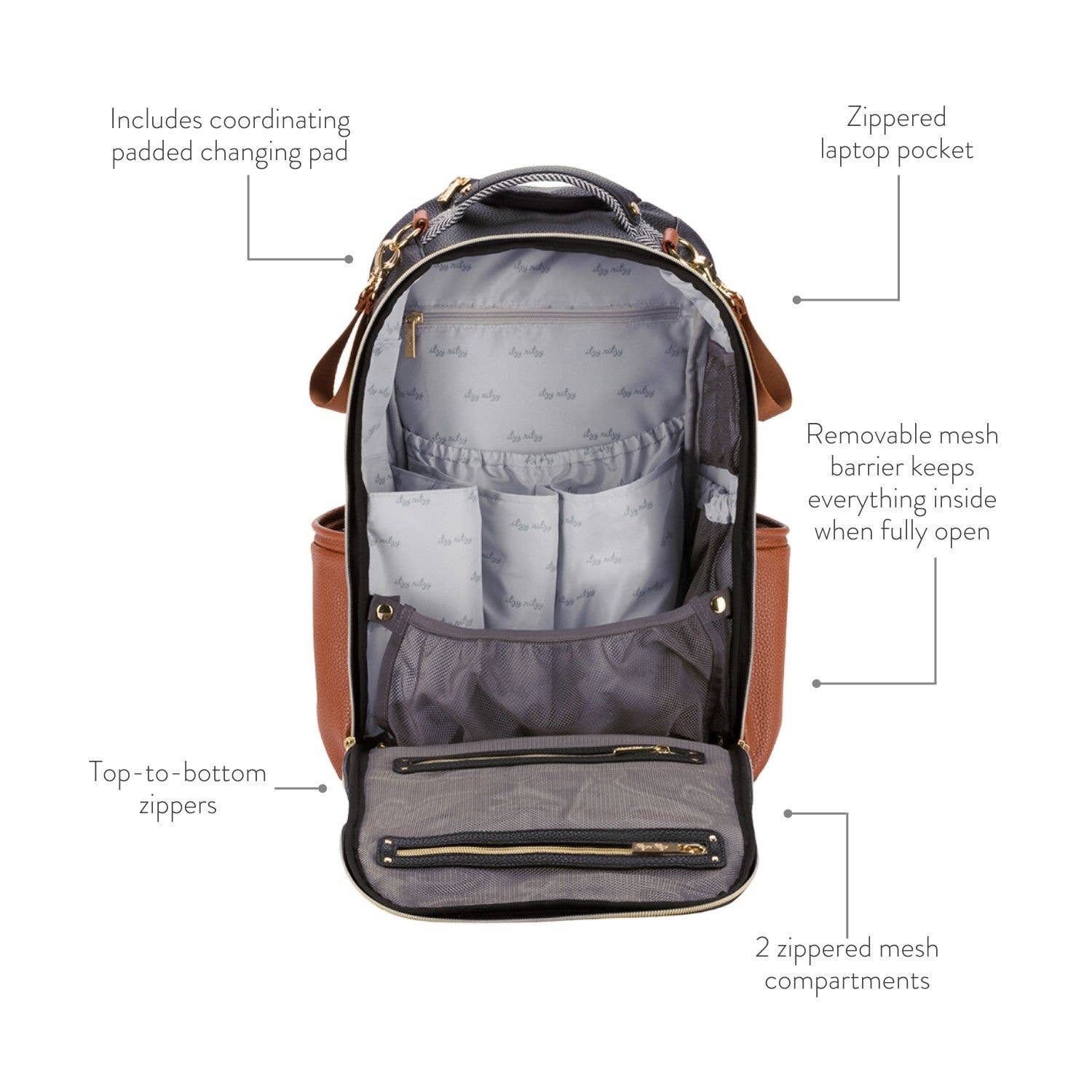 Leopard Boss Backpack Diaper Bag