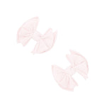 Baby Bling® 2-Pack Baby FAB® Clips soft nylon bow hair clips: Latte