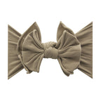 Baby Bling® FAB-BOW-LOUS® soft nylon bow headband: Pink