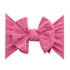 Baby Bling® FAB-BOW-LOUS® soft nylon bow headband: Petal