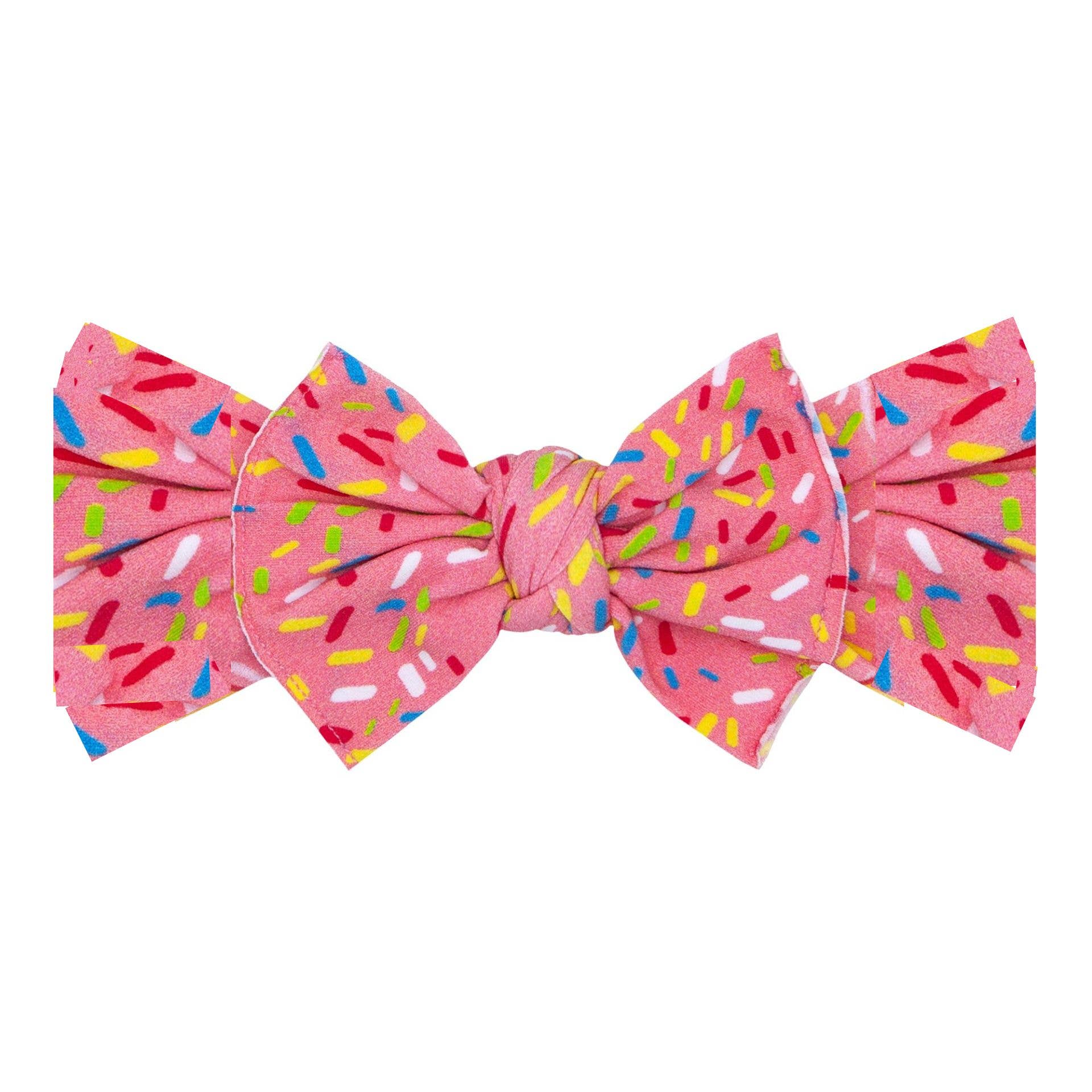 Baby Bling® Printed Knot soft nylon headband: Winnie