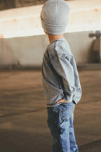 Toddler Sleet Stone-Wash Long Sleeve