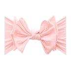 Baby Bling® FAB-BOW-LOUS® soft nylon bow headband: Ivory