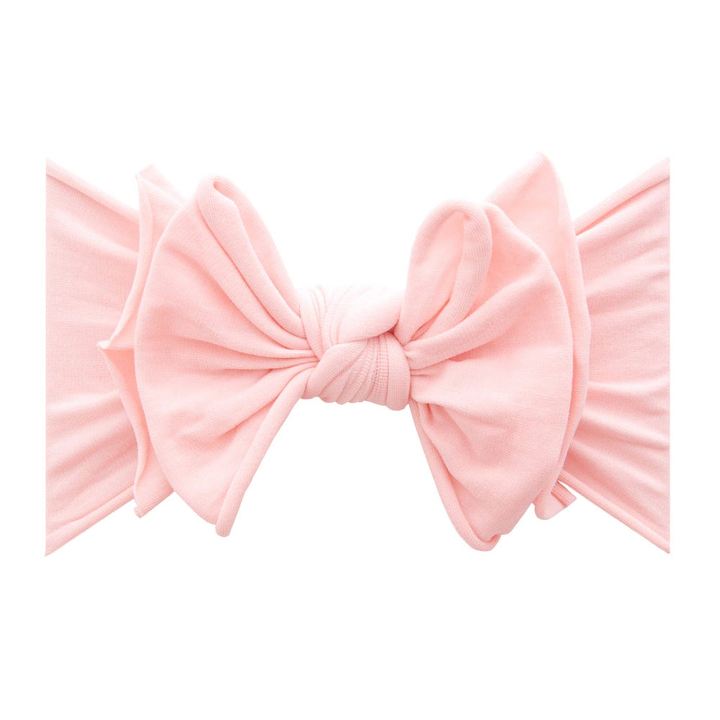 Baby Bling® FAB-BOW-LOUS® soft nylon bow headband: Pink