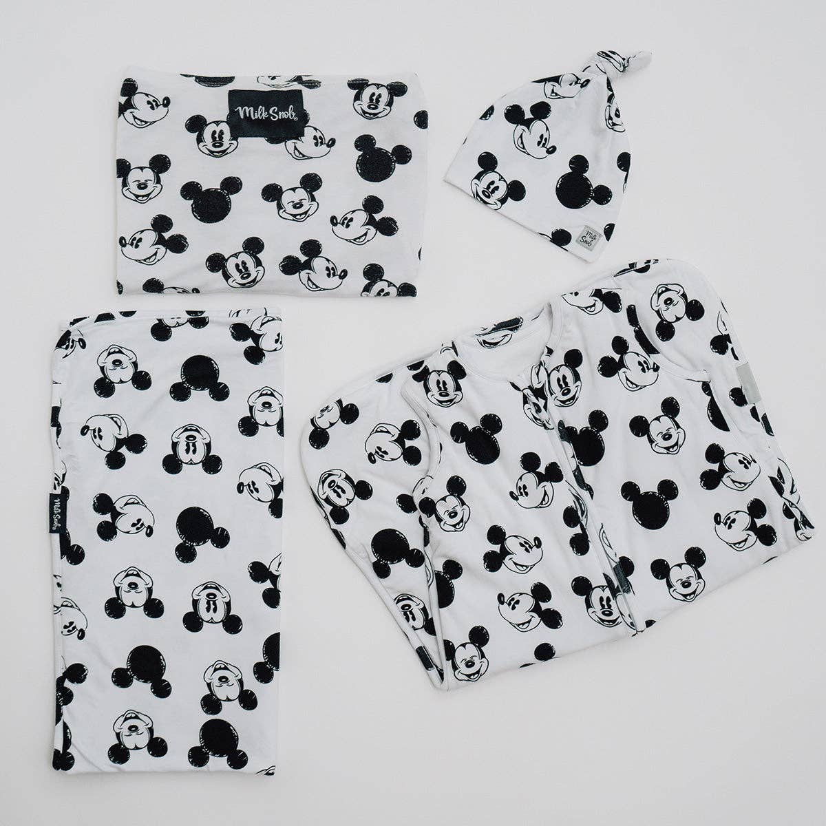 Disney Mickey Mouse Sketch Swaddle Receiving Baby Blanket