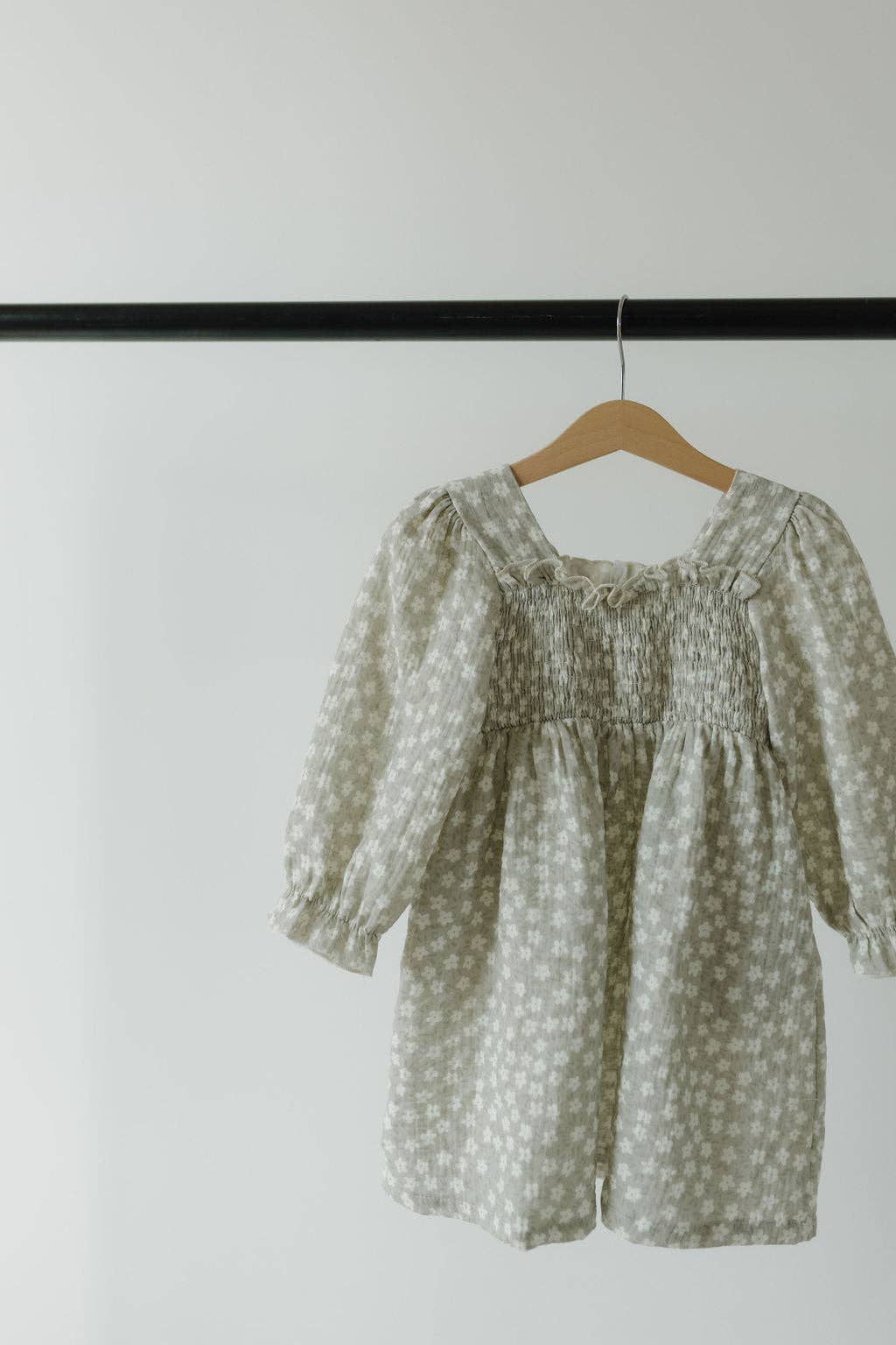 Child Dress | French Gray Floral: 2/3 Years