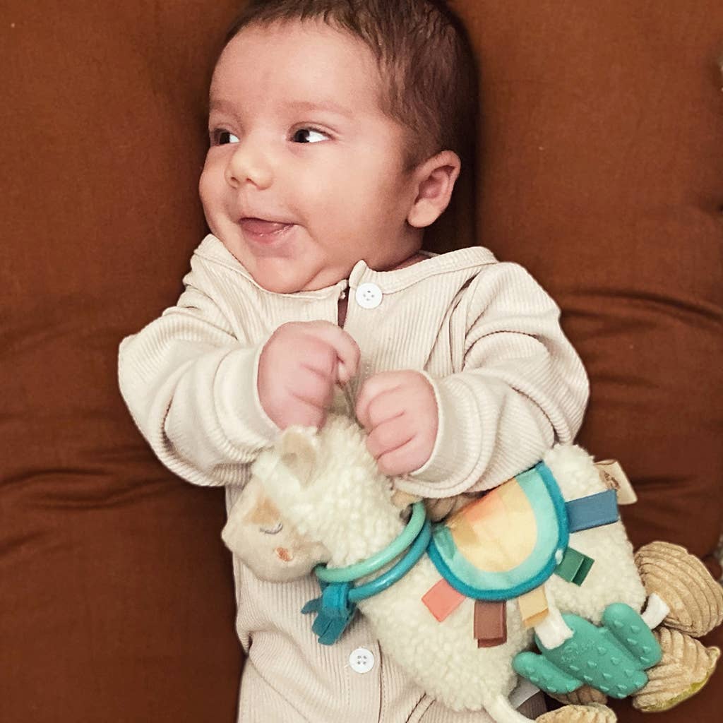 Itzy Friends Link & Love™ Activity Plush with Teether Toy - unicorn